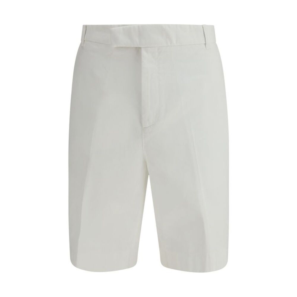 Thom Browne Men Typewriter Cloth Utility Chino Shorts